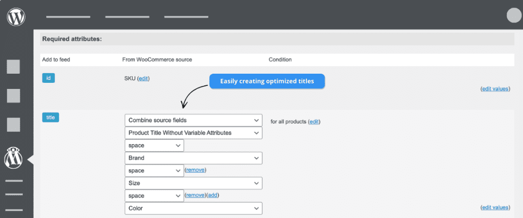 Google Shopping title optimization made easy with WooCommerce Product Feed Manager