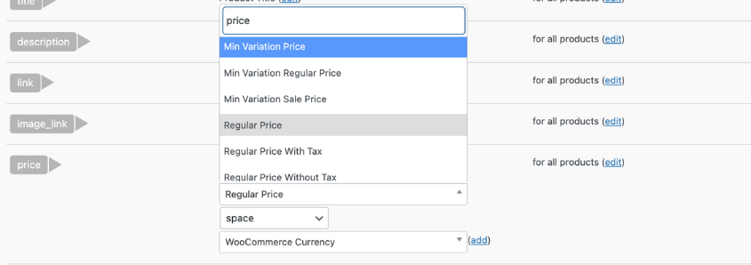product feed manager pricing options