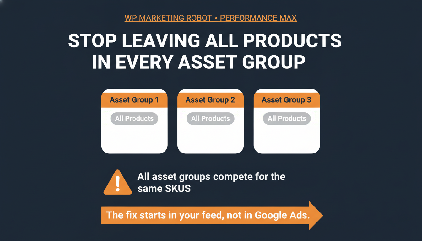 Stop leaving All Products in every Performance Max asset group